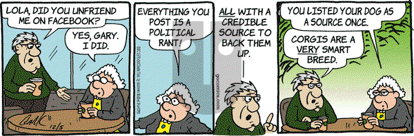 Lola on Thursday December 5, 2019 Comic Strip