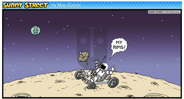 Sunny Street on Friday March 14, 2014 Comic Strip