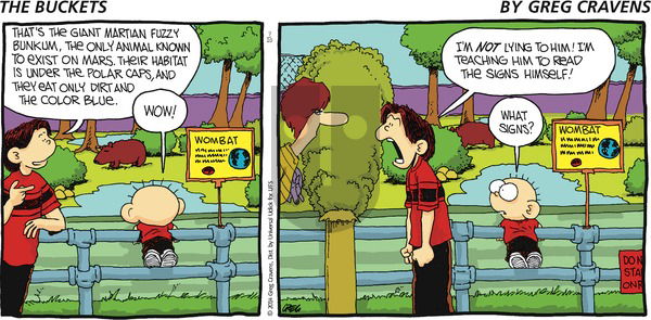The Buckets on Sunday July 20, 2014 Comic Strip