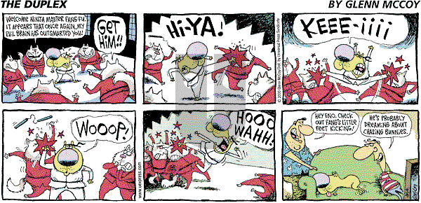 The Duplex on Sunday April 9, 2000 Comic Strip