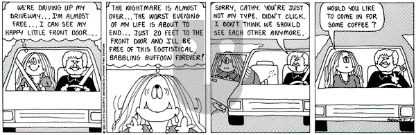 Cathy Classics on Monday September 7, 1998 Comic Strip