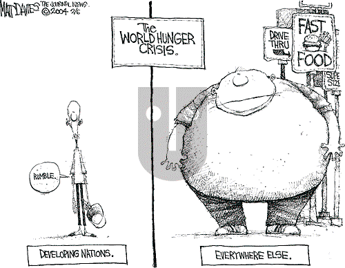 Matt Davies on Thursday February 5, 2004 Comic Strip