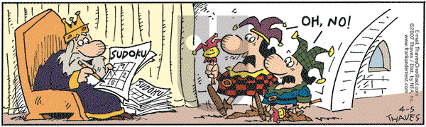 Frank and Ernest on Thursday April 5, 2007 Comic Strip