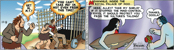 Alley Oop on Thursday November 9, 2017 Comic Strip