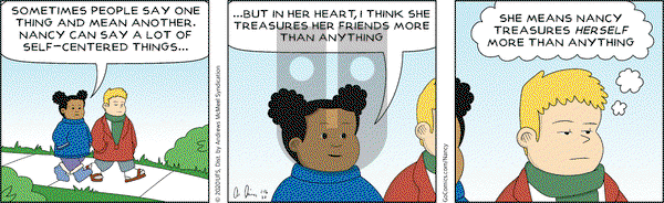 Nancy on Thursday January 16, 2020 Comic Strip