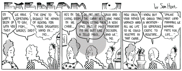Eyebeam Classic on Tuesday January 28, 2025 Comic Strip