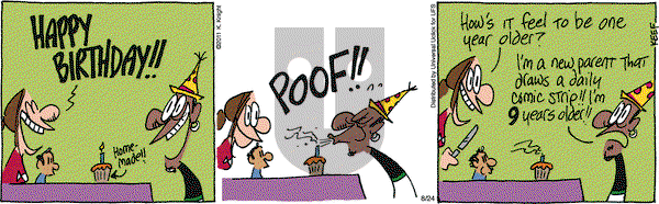 The Knight Life on Wednesday August 24, 2011 Comic Strip