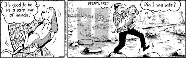Fred Basset on Friday November 17, 2006 Comic Strip