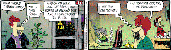 The Buckets on Tuesday January 19, 2016 Comic Strip