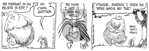 The Grizzwells on Saturday October 14, 2000 Comic Strip