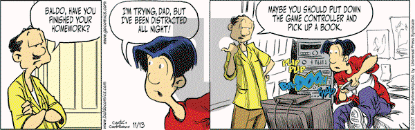 Baldo on Tuesday November 13, 2007 Comic Strip