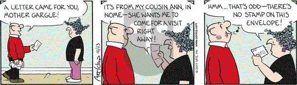 The Born Loser on Saturday April 23, 2011 Comic Strip