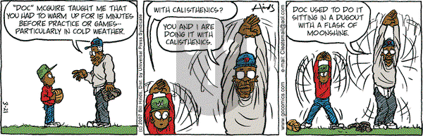Cleats on Wednesday March 21, 2007 Comic Strip
