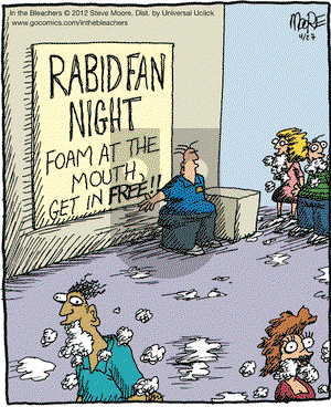 In the Bleachers on Friday April 27, 2012 Comic Strip
