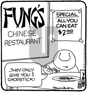 Ziggy on Friday November 20, 1987 Comic Strip