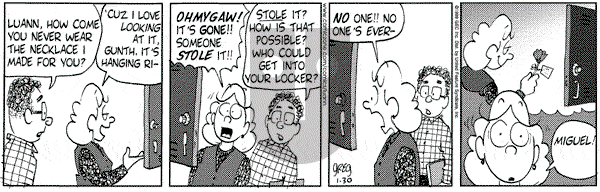Luann - Saturday January 30, 1999 Comic Strip