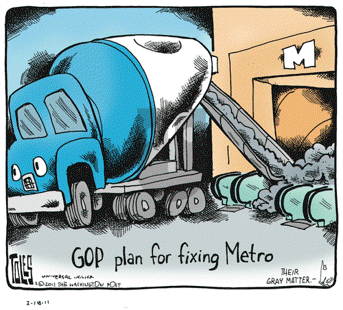 Tom Toles on Friday February 18, 2011 Comic Strip