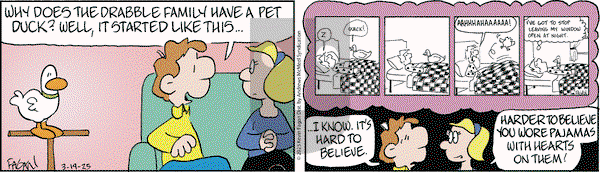 Drabble on Wednesday March 19, 2025 Comic Strip