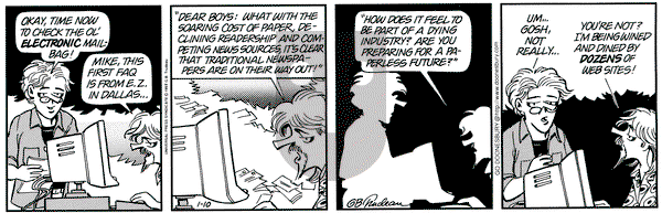 Doonesbury on Friday January 10, 1997 Comic Strip