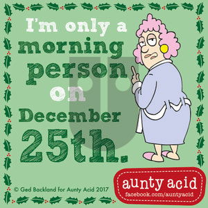 Aunty Acid on Monday December 25, 2017 Comic Strip