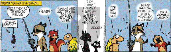 Over the Hedge on Wednesday November 10, 2010 Comic Strip