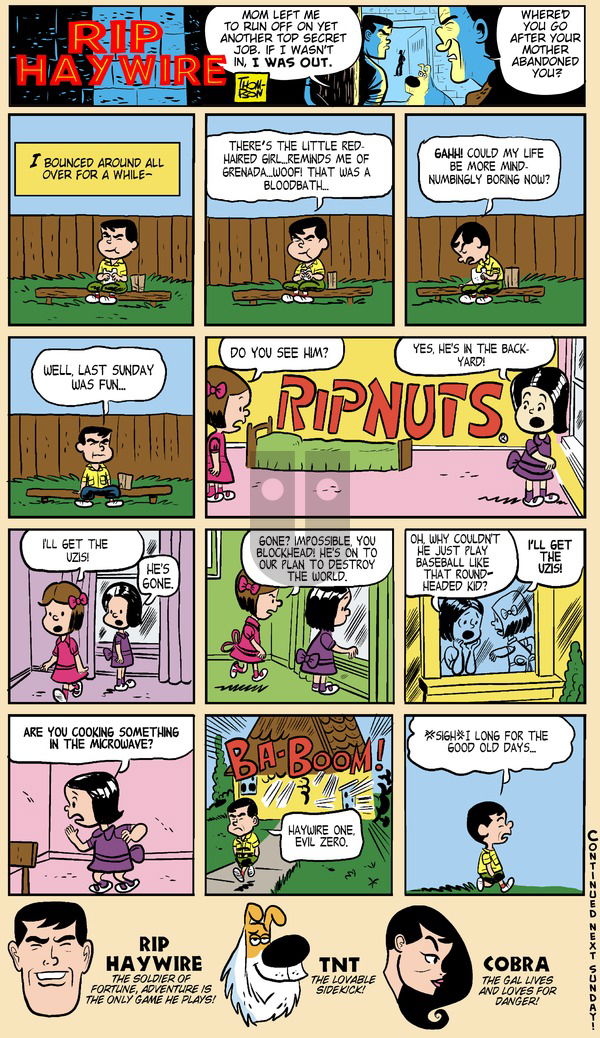 Rip Haywire on Sunday May 12, 2013 Comic Strip