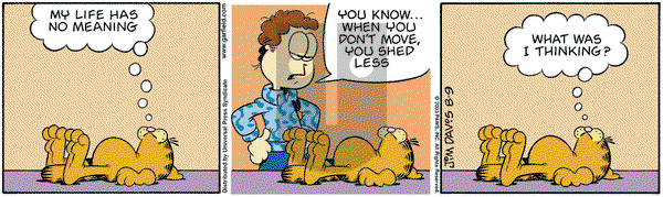 Garfield on Saturday August 9, 2003 Comic Strip