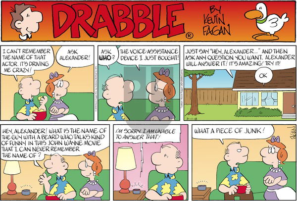 Drabble on Sunday March 11, 2018 Comic Strip