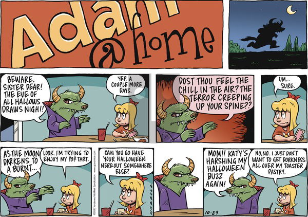 Adam@Home on Sunday October 29, 2017 Comic Strip