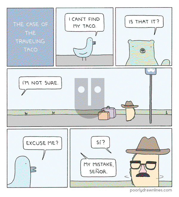 Poorly Drawn Lines - Monday February 15, 2016 Comic Strip