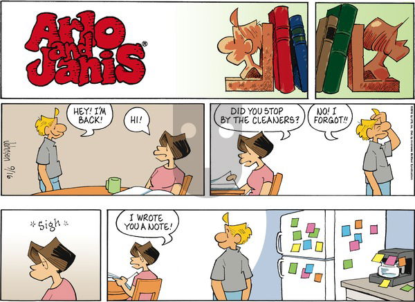 Arlo and Janis on Sunday September 16, 2018 Comic Strip
