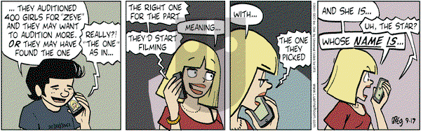 Luann on Saturday September 17, 2011 Comic Strip