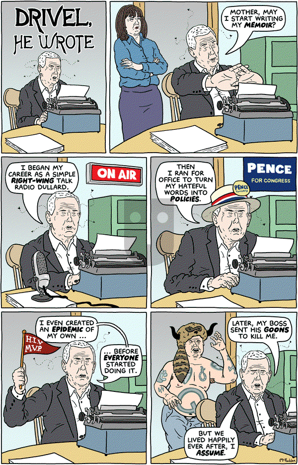 Brian McFadden - Monday April 12, 2021 Comic Strip