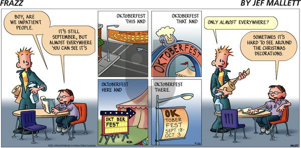 Frazz - Sunday September 26, 2021 Comic Strip