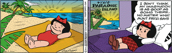 Nancy on Monday June 7, 2010 Comic Strip