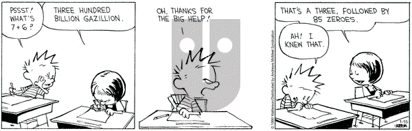 Calvin and Hobbes - Wednesday January 15, 2025 Comic Strip