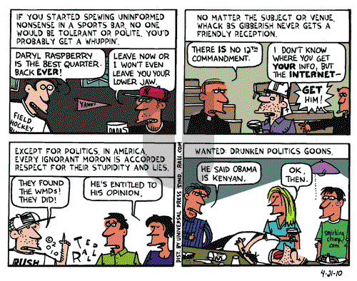 Ted Rall - Wednesday April 21, 2010 Comic Strip