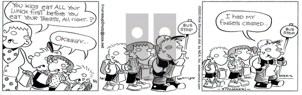 Soup to Nutz - Old on Tuesday March 4, 2003 Comic Strip