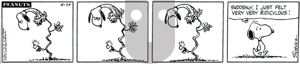 Peanuts - Saturday August 24, 1974 Comic Strip