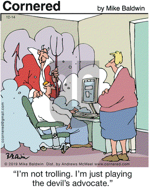 Cornered on Saturday December 14, 2019 Comic Strip