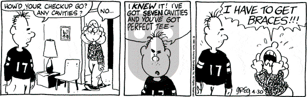Luann on Monday April 30, 1990 Comic Strip