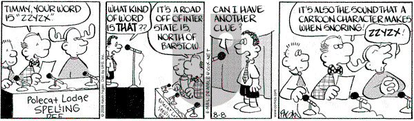 Drabble on Friday August 8, 2008 Comic Strip