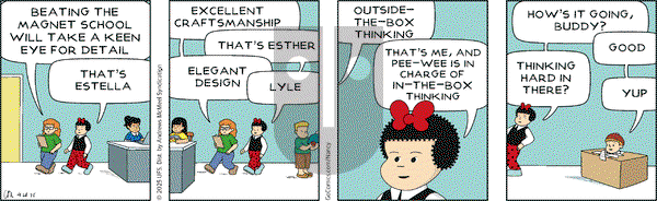 Nancy on Monday April 28, 2025 Comic Strip