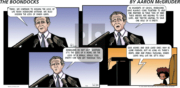 The Boondocks on Sunday May 5, 2013 Comic Strip