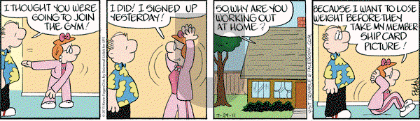 Drabble on Friday July 29, 2011 Comic Strip