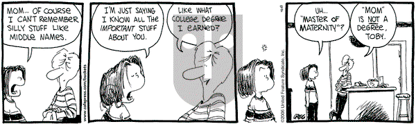 The Buckets on Wednesday October 11, 2006 Comic Strip