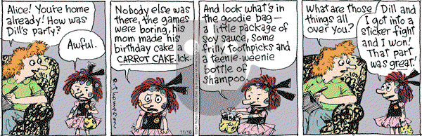 Cul de Sac - Wednesday November 16, 2022 Comic Strip