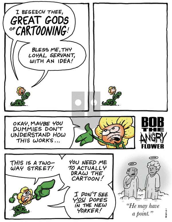 Bob the Angry Flower on Monday December 9, 2024 Comic Strip