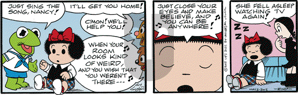 Nancy on Saturday May 2, 2015 Comic Strip