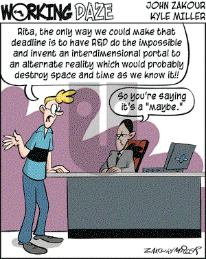 Working Daze on Thursday March 4, 2004 Comic Strip